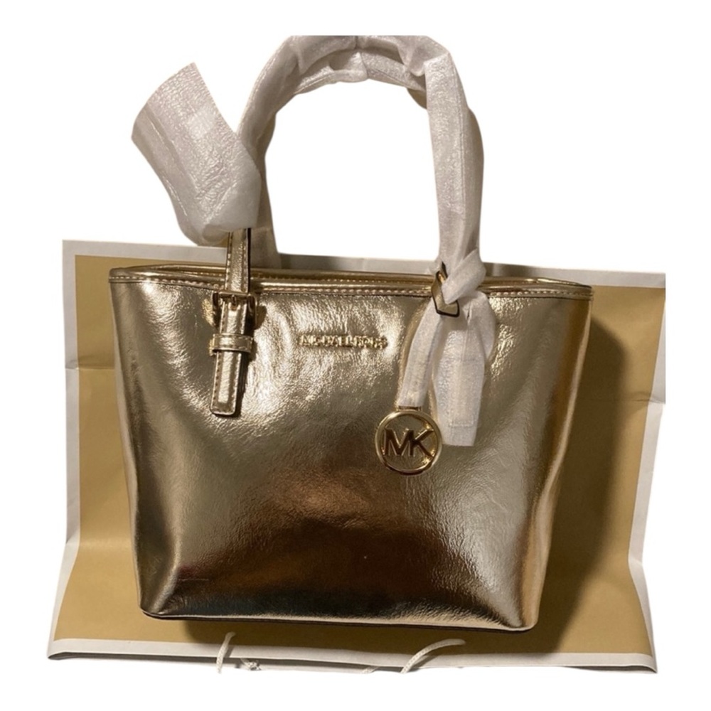 Michael Kors Gold Tote Bag